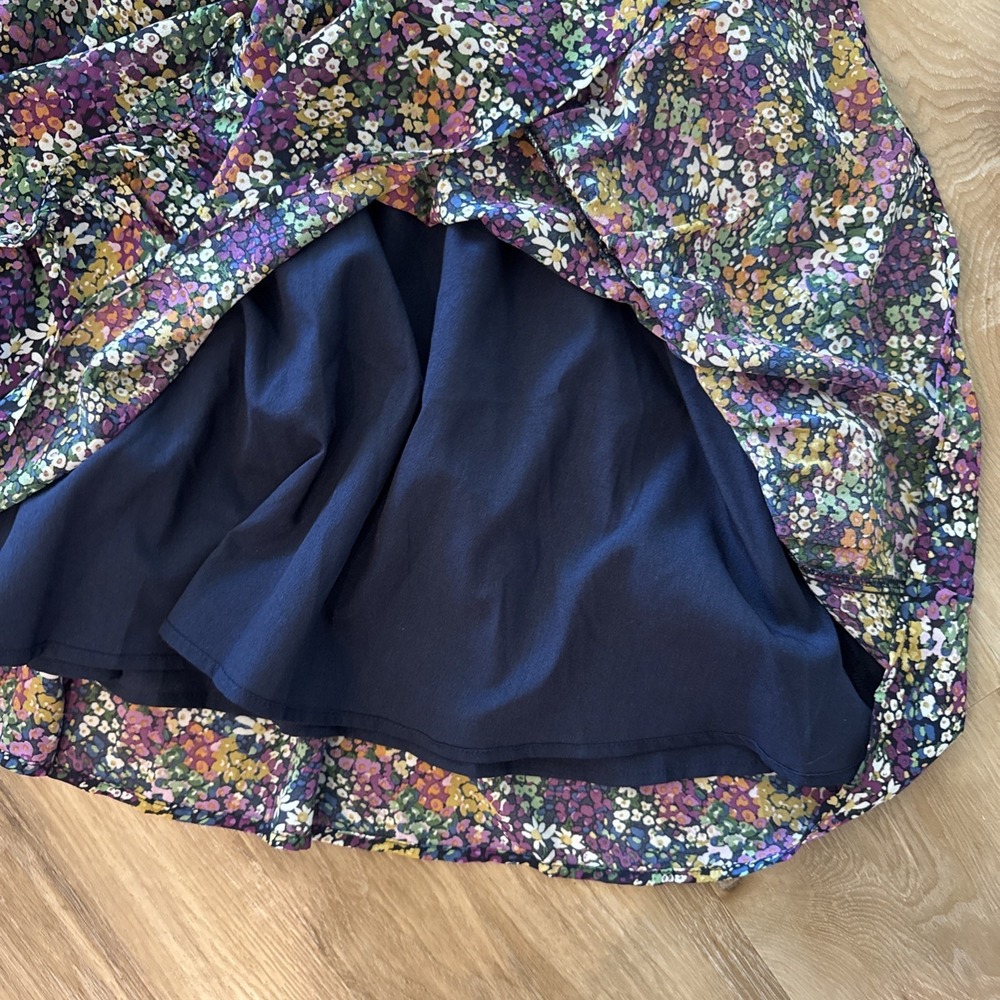 Pinch Floral Dress Size Large Sinch Waist‎ Short Sleeve Ruffle Mini - Picture 6 of 8